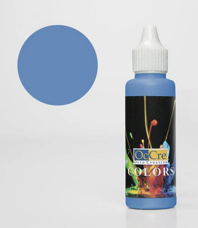 OcCre 19312 Medium Blue Model Paint 30 mL (1.0 fl oz) for wooden ship and scale models