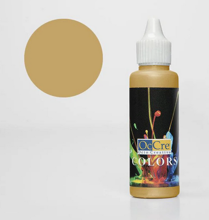 OcCre 19380 Gold Model Paint 30 mL (1.0 fl oz) for wooden ship and scale models