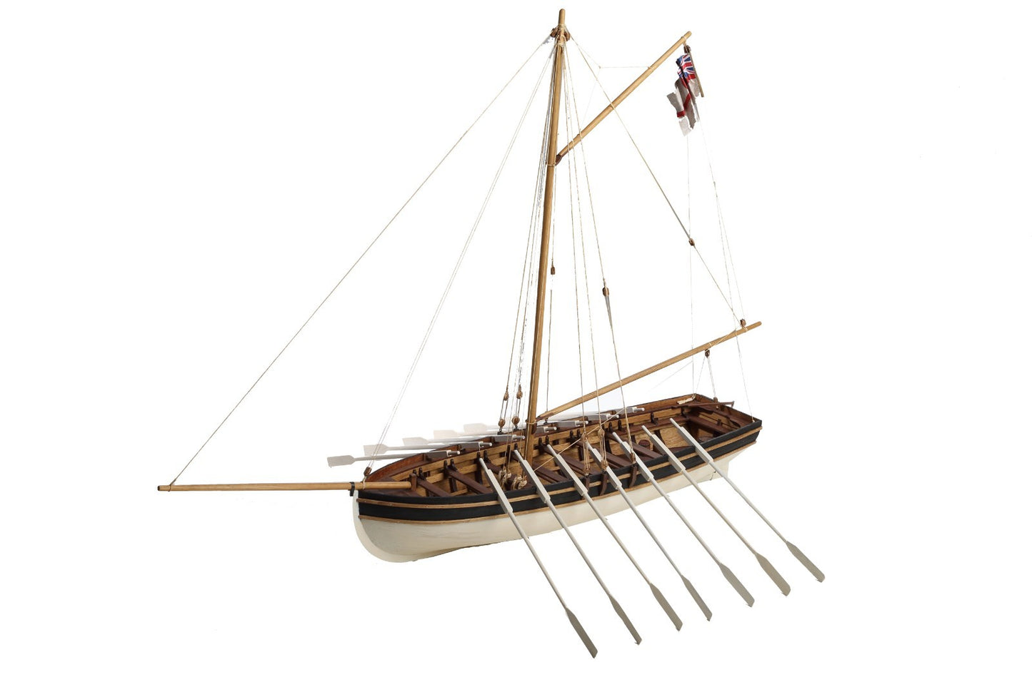 Disar Model HMS Agamemnon Launch Wooden Ship Kit 1:30 Scale
