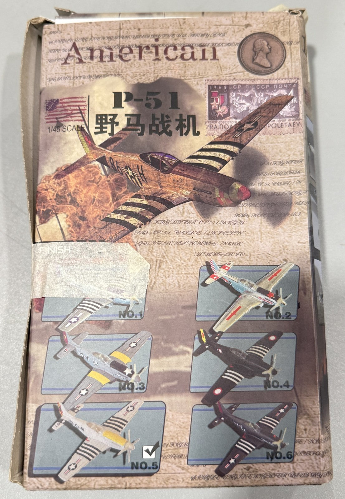 Shenglong P-51D Mustang MM10195-10 1:48 Scale WWII Fighter Plastic Model Kit