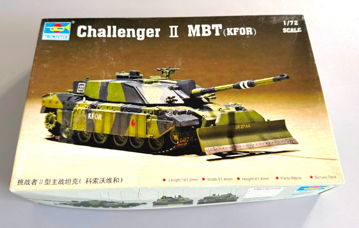 TRUMPETER 07216 Challenger II MBT KFOR British Main Battle Tank 1/72 Model Kit
