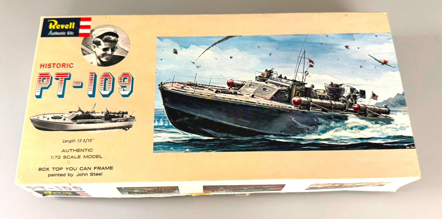 Revell H-310 PT-109 John F Kennedy WWII Patrol Torpedo Boat 1/72 scale Model Kit