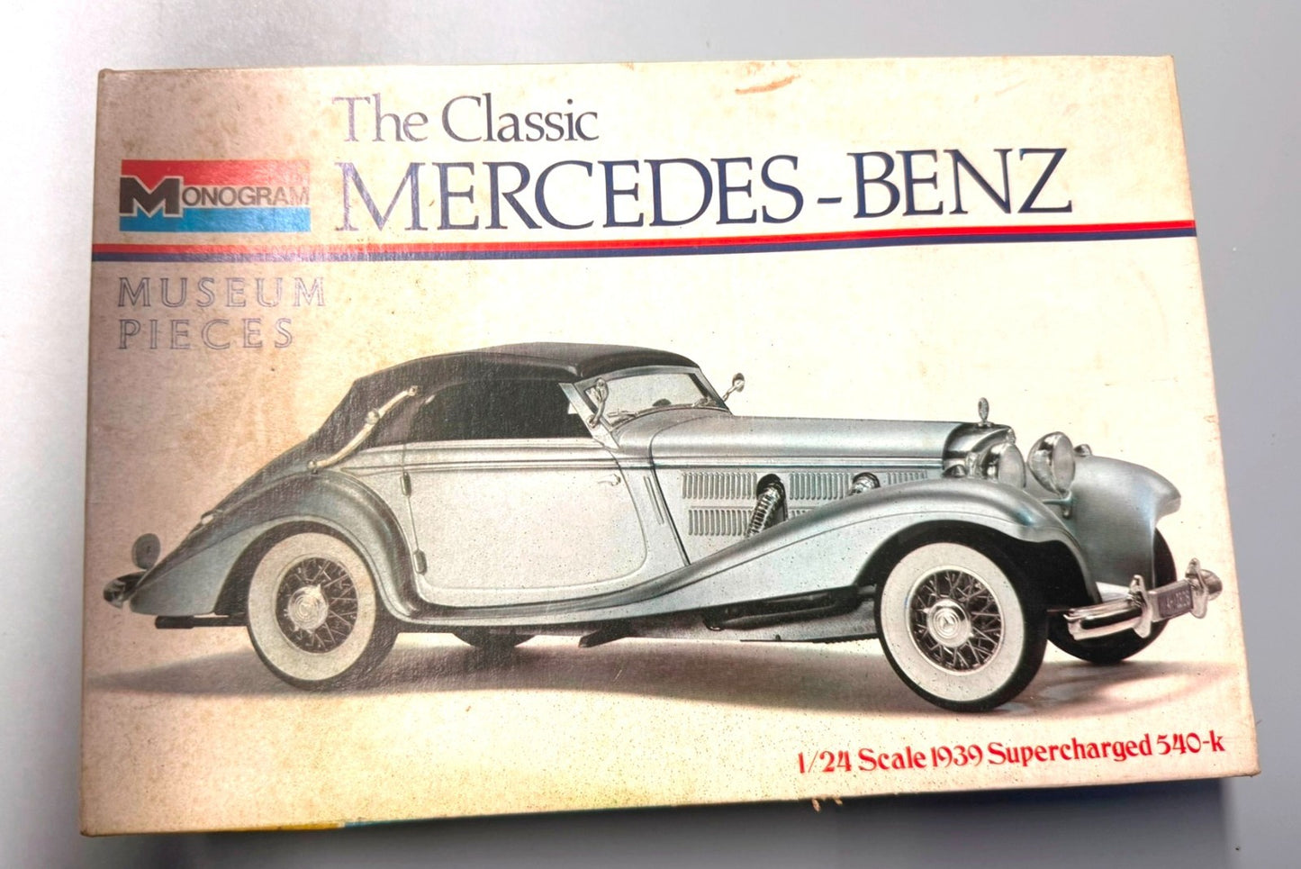 Monogram Classic Mercedes-Benz 1939 540K Supercharged 1/24 Scale 8202