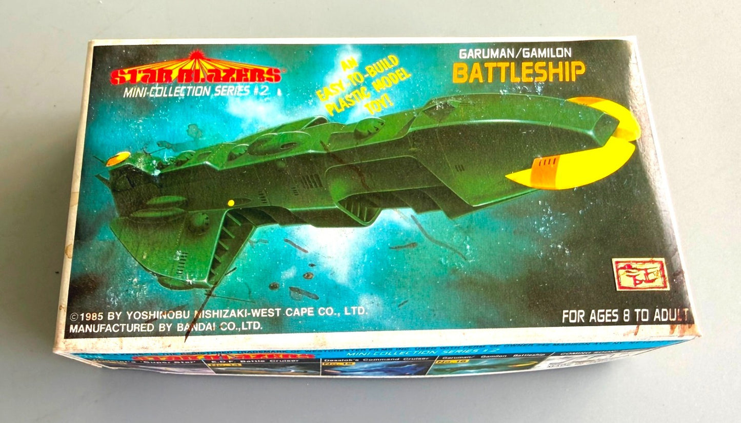 TCI Star Blazers Garuman Gamilon Battleship Mini Collection 16 Vintage
