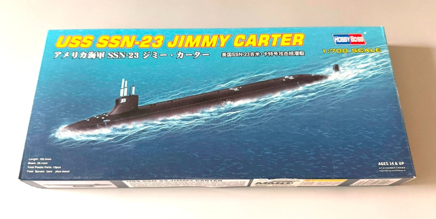 Hobby Boss 87004 USS Jimmy Carter SSN-23 Seawolf Class 1/700 Submarine Model Kit