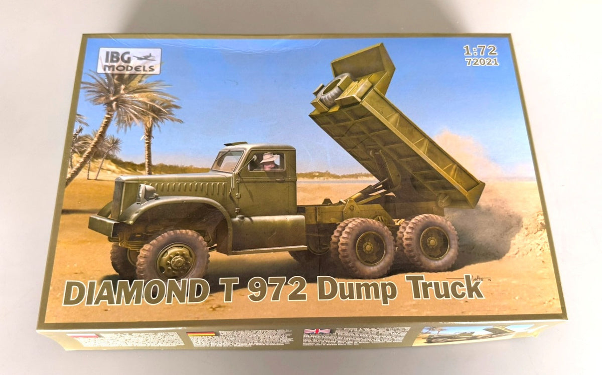IBG Models 72021 Diamond T 972 Dump Truck WWII Military Vehicle 1/72 Model Kit
