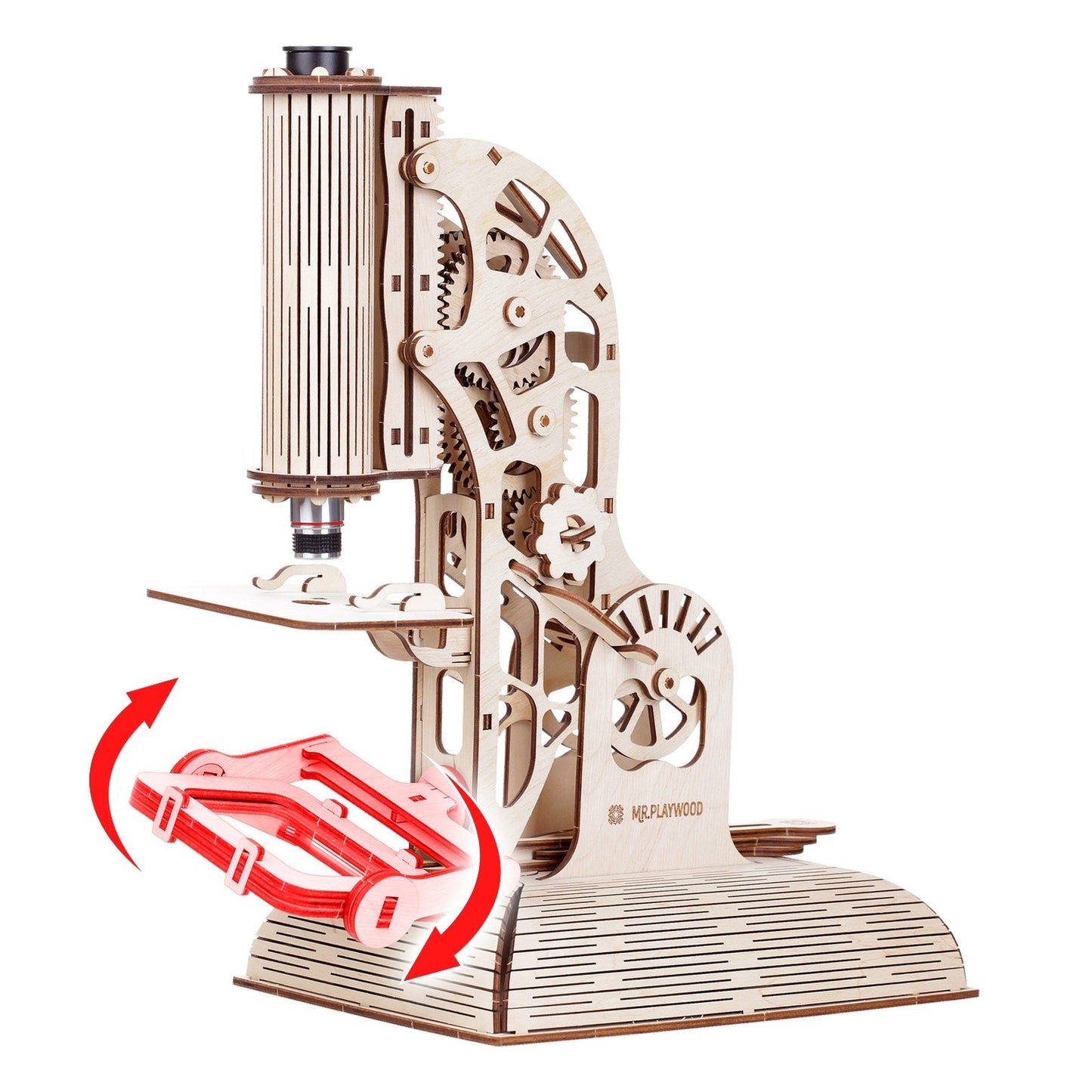 Mr.Playwood Microscope Wooden 3D Puzzle, Model 10003