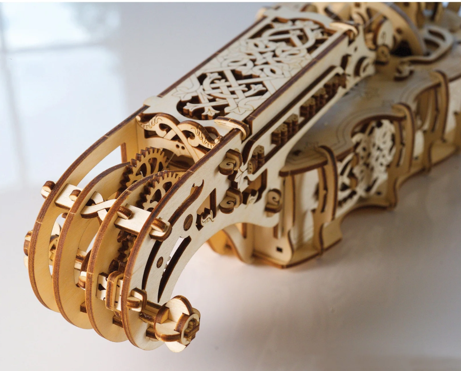 UGears Hurdy-Gurdy Wooden 3D Puzzle, Model 70030