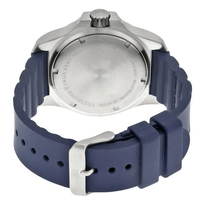 Victorinox Swiss Army INOX Blue Dial Blue Rubber Men's Watch 241688.1