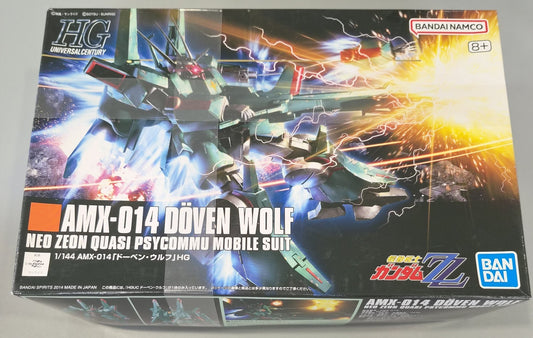 Bandai 2215530 HGUC 173 AMX-014 Doven Wolf Gundam ZZ 1:144 Scale Model Kit