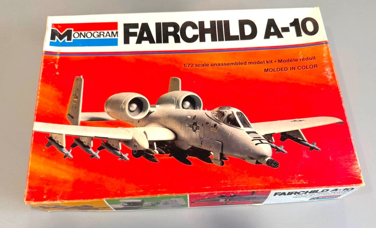 Monogram Fairchild A-10 Warthog 1/72 Scale Plastic Model Kit #5405