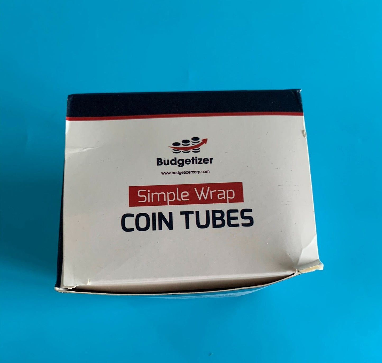 Budgetizer Coin Storage & Sorter Tubes 4 Color