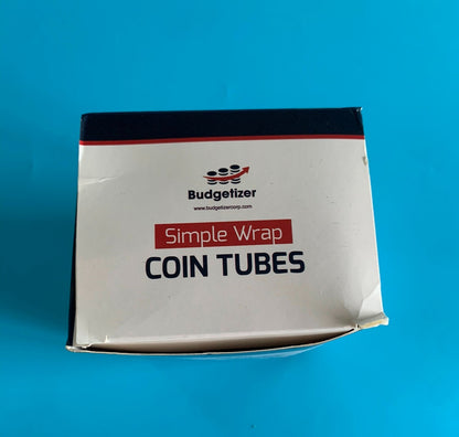 Budgetizer Coin Storage & Sorter Tubes 4 Color