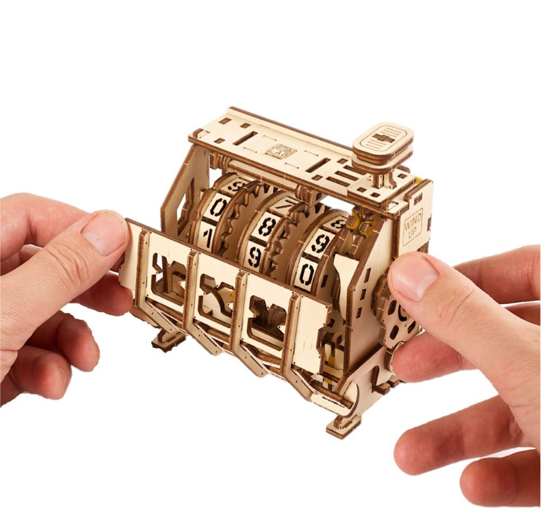 UGears STEM Lab Counter Wooden 3D Puzzle, Model 70130