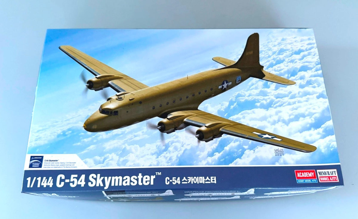 Academy C-54 Skymaster U.S. Transport Aircraft 1/144 Model Kit #12652