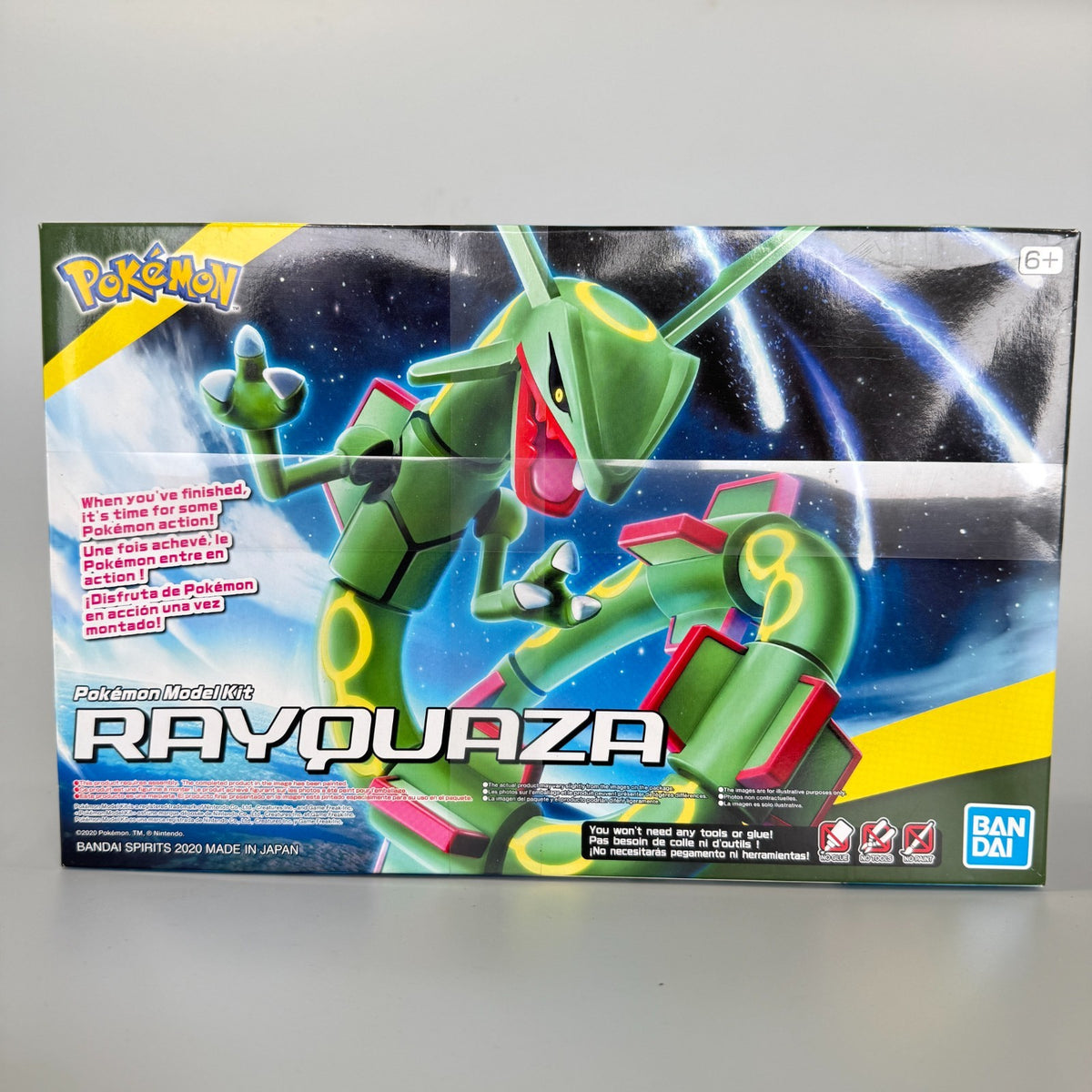 Bandai 2536561 Pokemon Rayquaza Model Kit Snap Together No Glue Japan 2020
