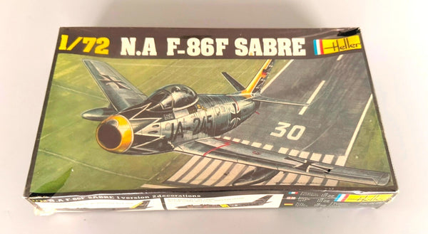 HELLER. N.A. F-86F SABRE. 1:72 SCALE. MODEL KIT No. 277