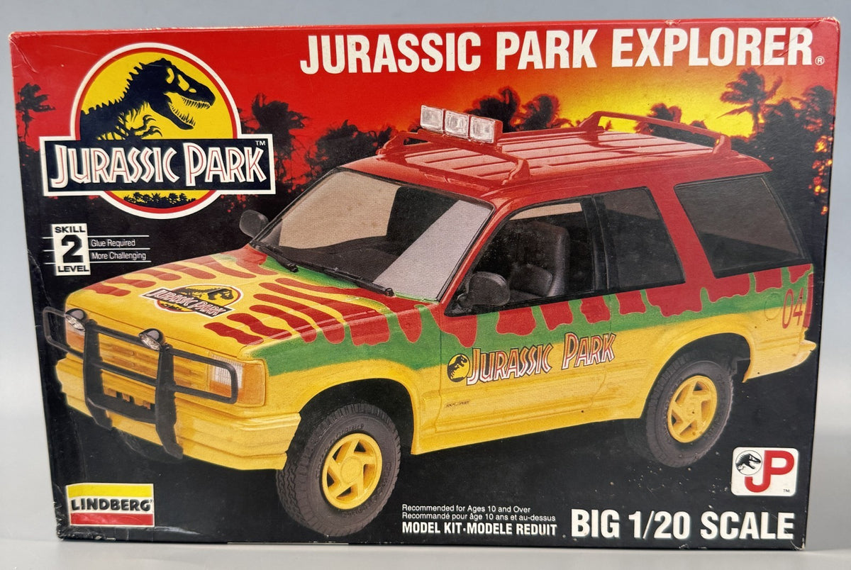 Lindberg 72516 Jurassic Park Ford Explorer 1:20 Scale Model Kit 1994