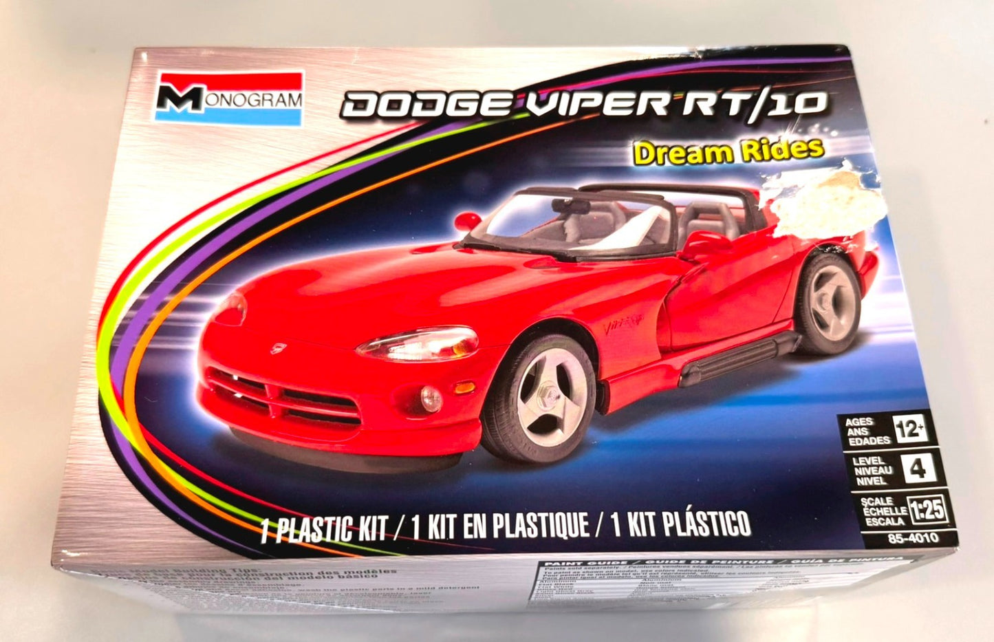 Monogram 85-4010 Dodge Viper RT/10 Dream Rides 1/25 scale Model Kit