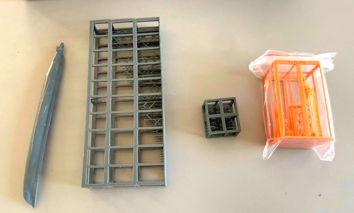 Submarine 3D Printed MRY-SFW SSC70095 & USN TiconderogaLY700250 1/700