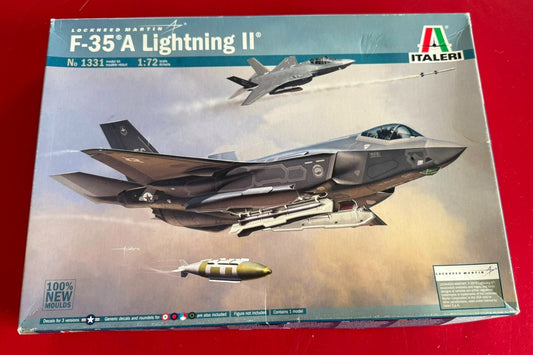 ITALERI. F-35 A LIGHTNING II. 1/72 SCALE. No. 1331.