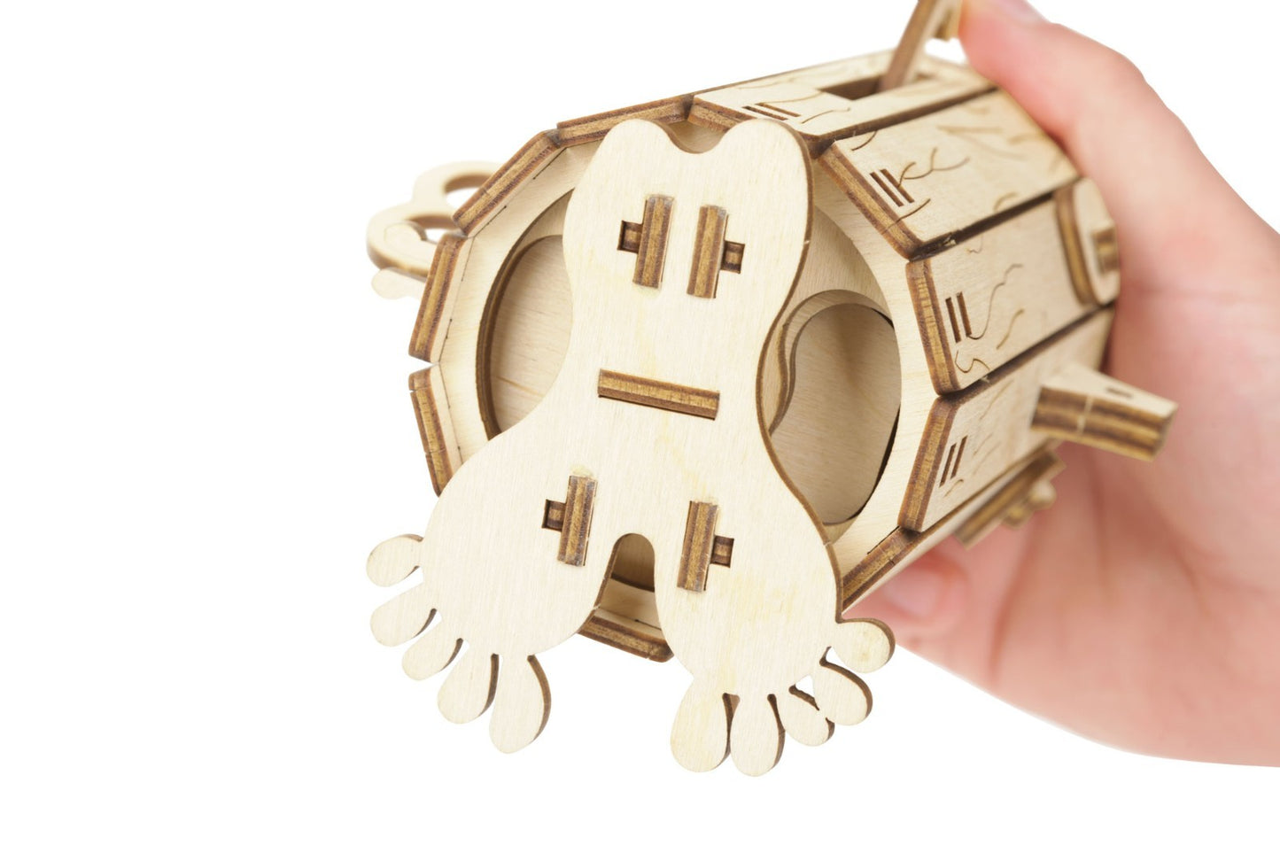 Mr.Playwood Forest Spirit "Moneybox" Mechanical Wooden Model