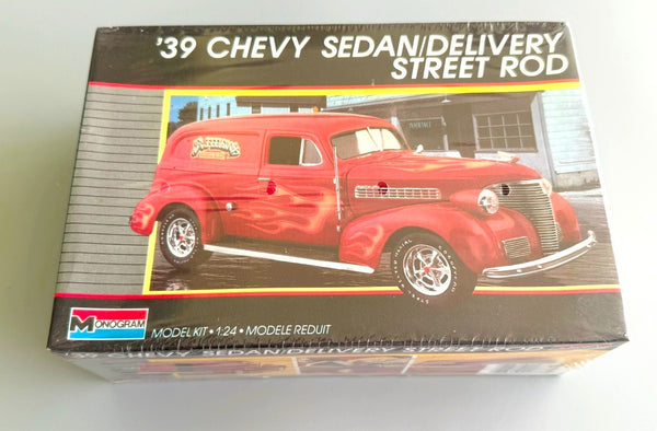 MONOGRAM. 2773. '39 CHEVY SEDAN DELIVERY STREET ROD. 1/24 SCALE. MODEL KIT.