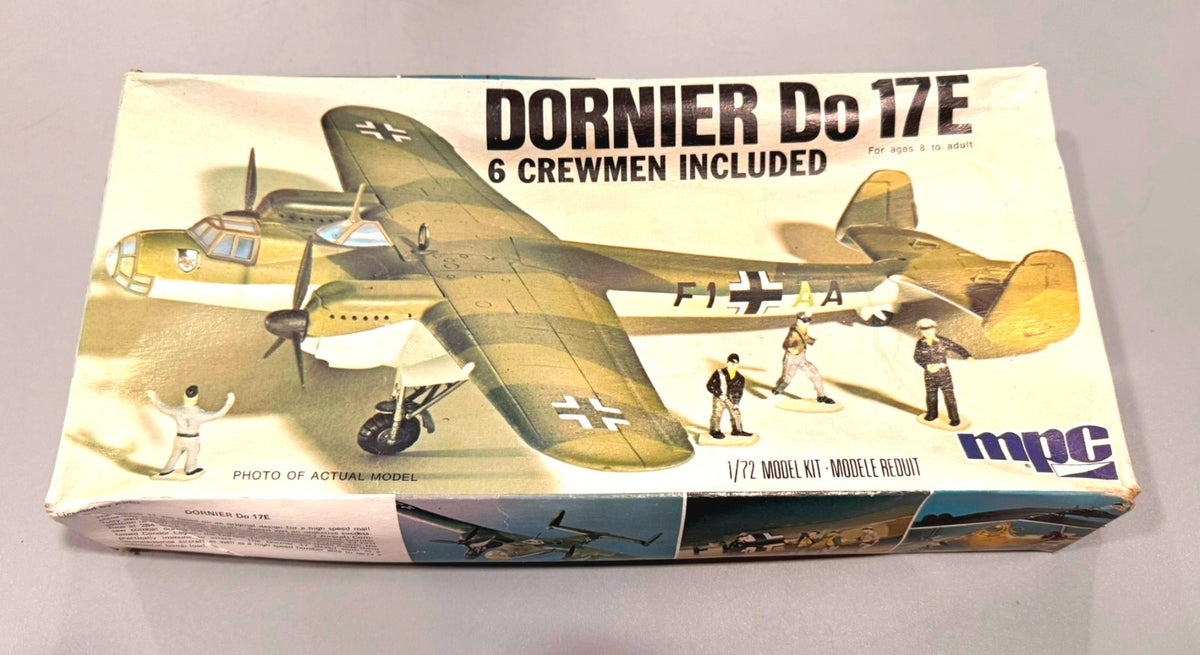 MPC Dornier Do 17E 1:72 Scale Bonus Crew Figures Included No. 2-0251.