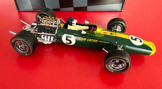 EXOTO. GRAND PRIX CLASSICS. LOTUS FORD TYPE 49. No. 5. TEAM LOTUS. 1/18 SCALE.