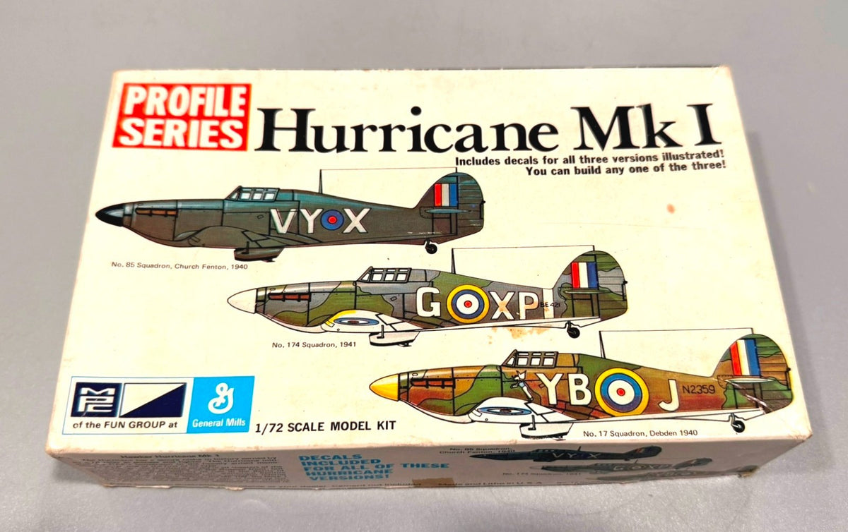 MPC / General Mills Profile Series Hawker Hurricane Mk I – 1:72 Scale Model Kit