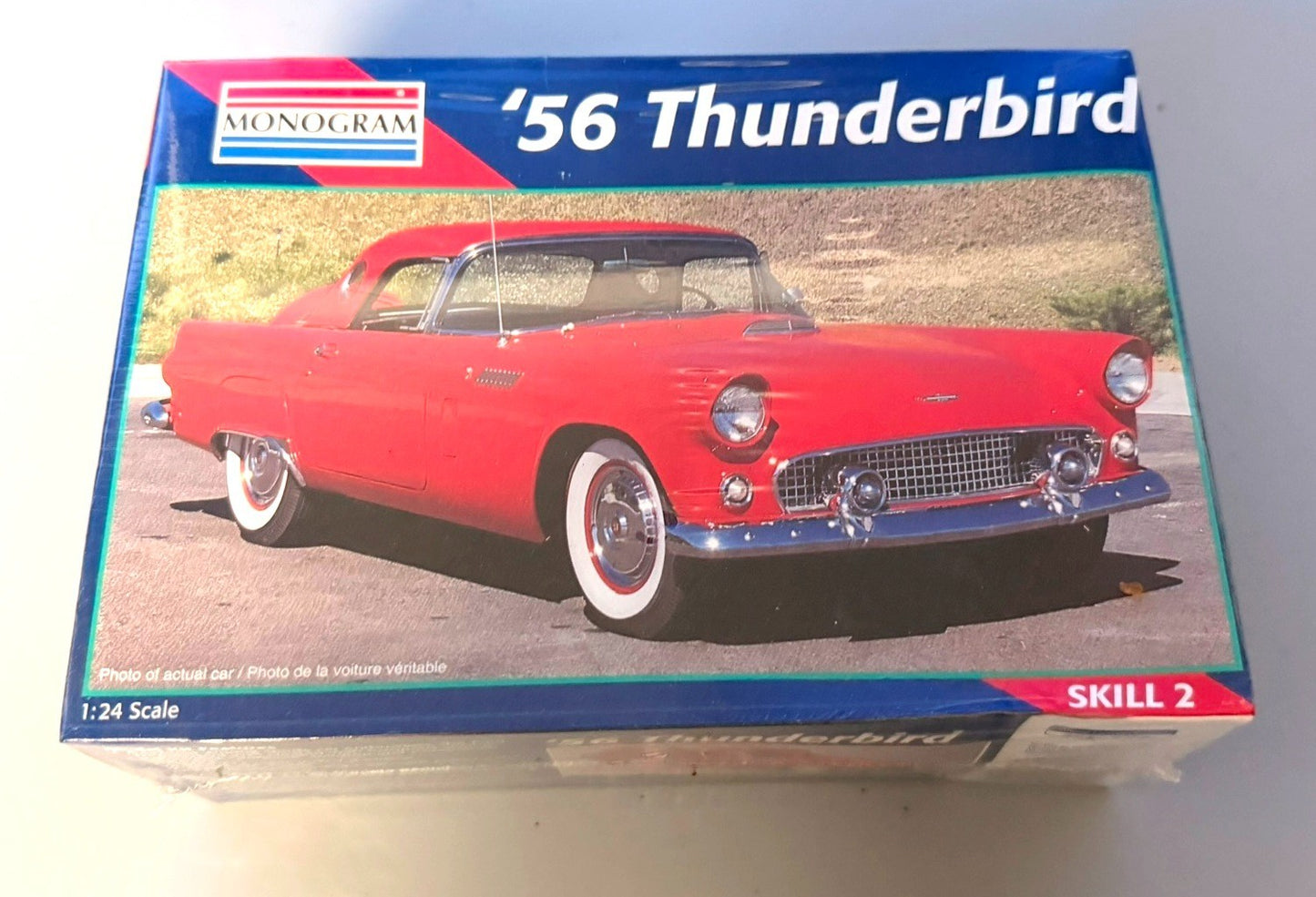 Monogram '56 Thunderbird 1/24 Scale Plastic Model Kit – Factory Sealed