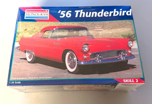 Monogram '56 Thunderbird 1/24 Scale Plastic Model Kit – Factory Sealed