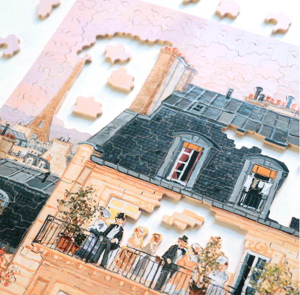 Puzzle Michele Wilson Chez Madame Fabienne Delacroix 350 Pieces Wooden Puzzle - A1107-350