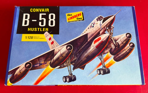 LINDBERG. CONVAIR B-58 HUSTLER.  1/128 SCALE. No. HL405/12
