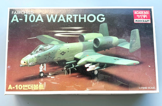 Academy Fairchild A-10A Warthog 1/72 Scale Model Kit No 1652 Minicraft