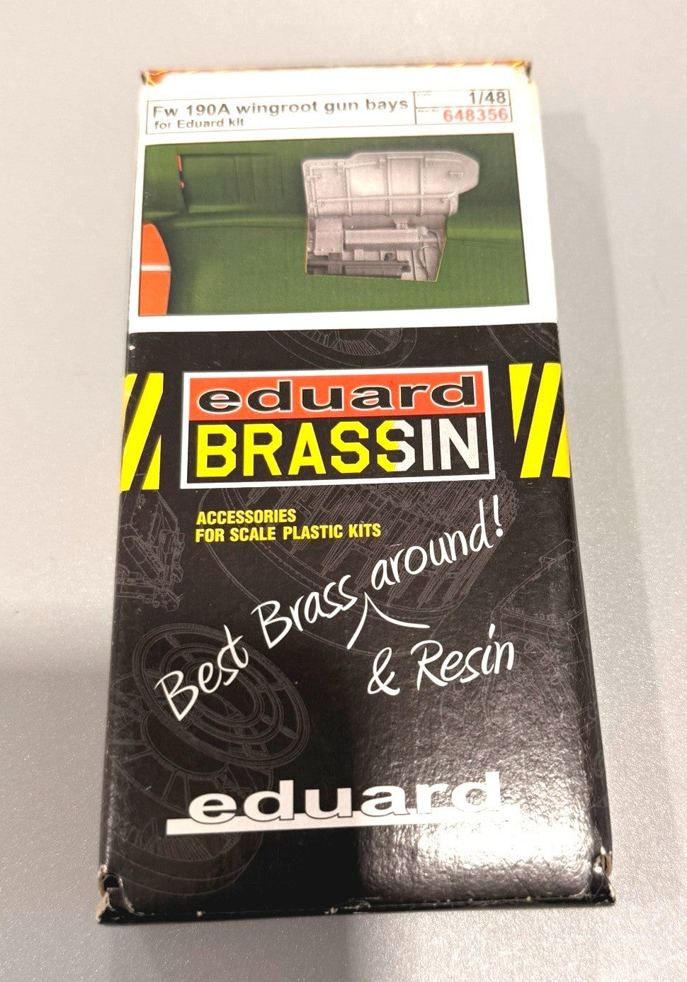 Eduard Brassin Fw 190A Wingroot Gun Bays 1:48 Scale Resin PE Detail Set 648356