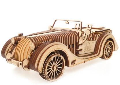 UGears Roadster VM-01 Wooden 3D Puzzle, Model 70052
