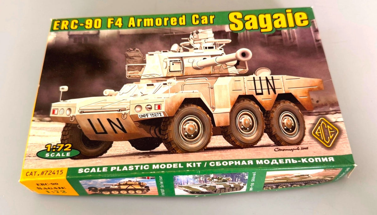 ACE ERC-90 Sagaie Armored Reconnaissance Vehicle 1/72 Scale 72415
