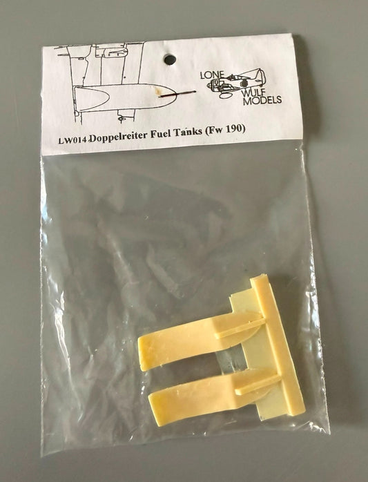 Lone Wulf Models LW014 Doppelreiter Fuel Tanks for Fw 190 Resin Set.