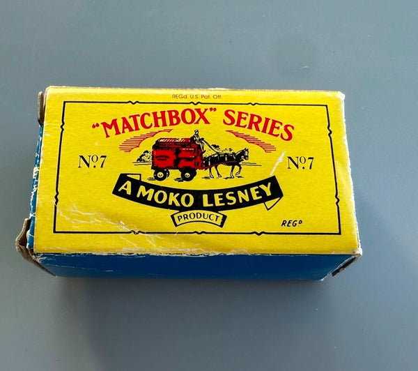 Matchbox Lesney Moko No.7 Horse Drawn Milk Float Pasteurised Milk w/ Box
