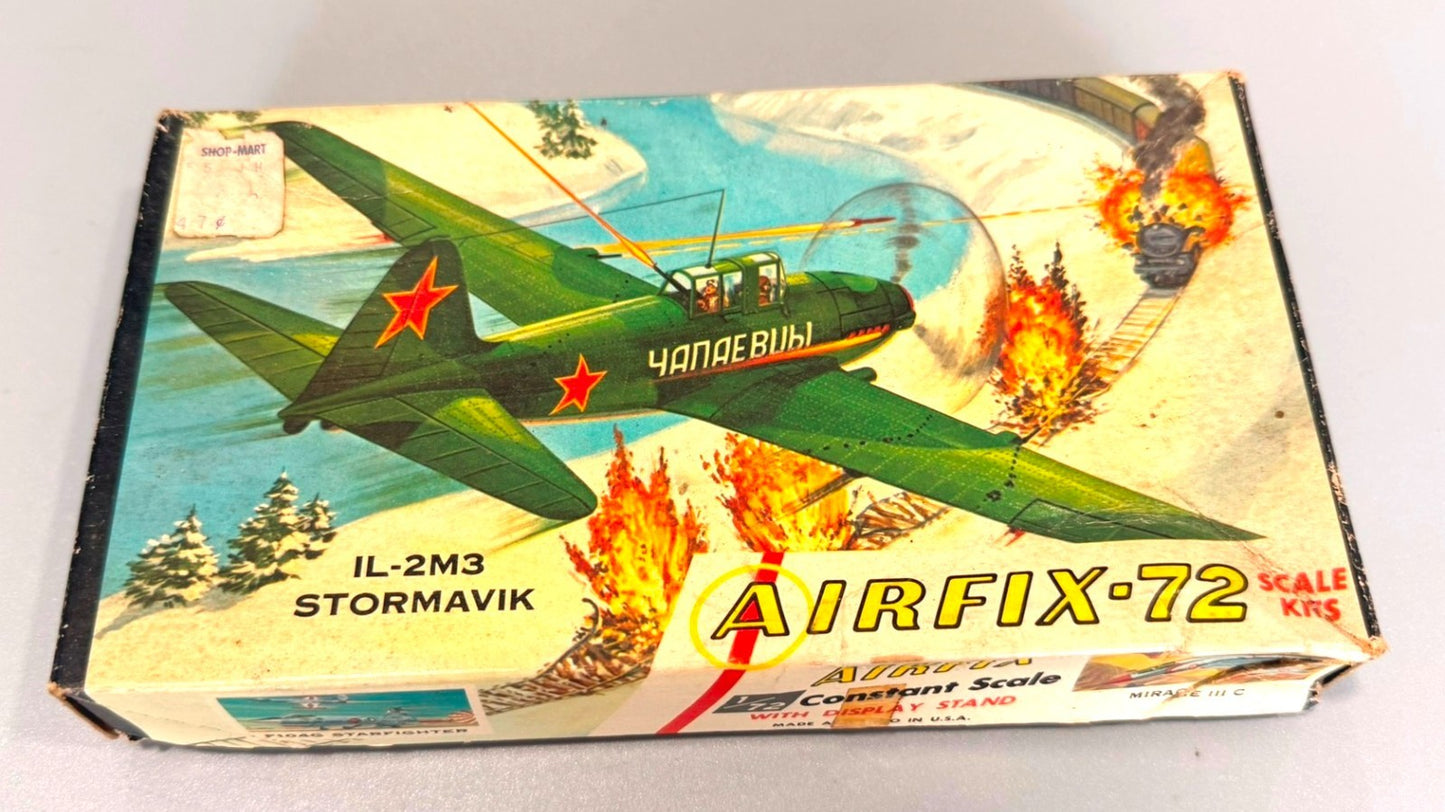 AIRFIX-72. IL-2M3 STORMAVIK. 1/72 SCALE. MODEL KIT. SERIES 12-49.