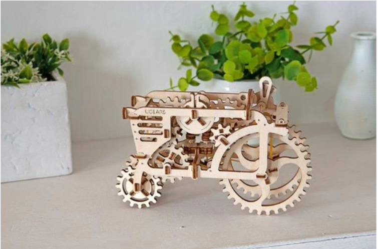 UGears Tractor Wooden 3D Puzzle, Model 70003