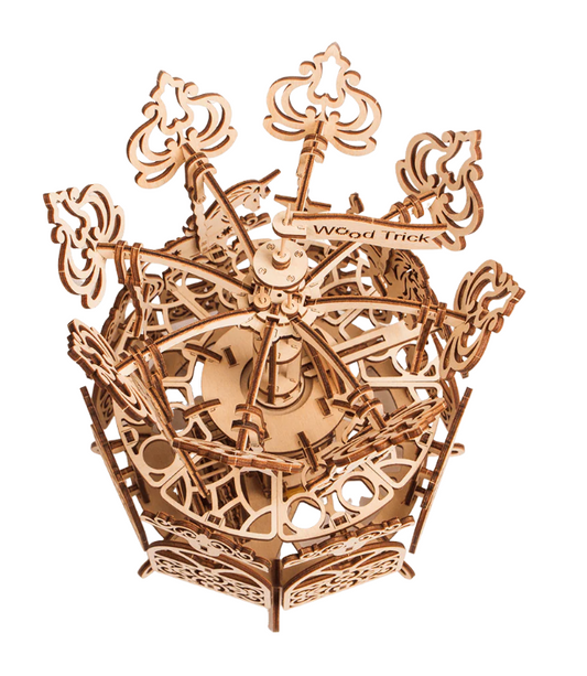 Wood Trick Mechanical 3D Puzzle Carousel