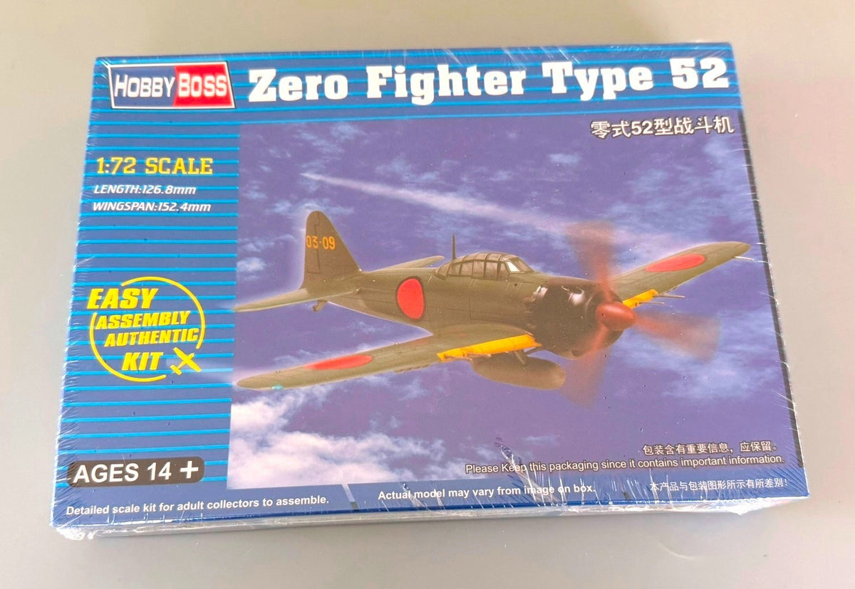 HobbyBoss A6M2 Zero Fighter Type 52 1/72 Easy Assembly Model Kit 80241