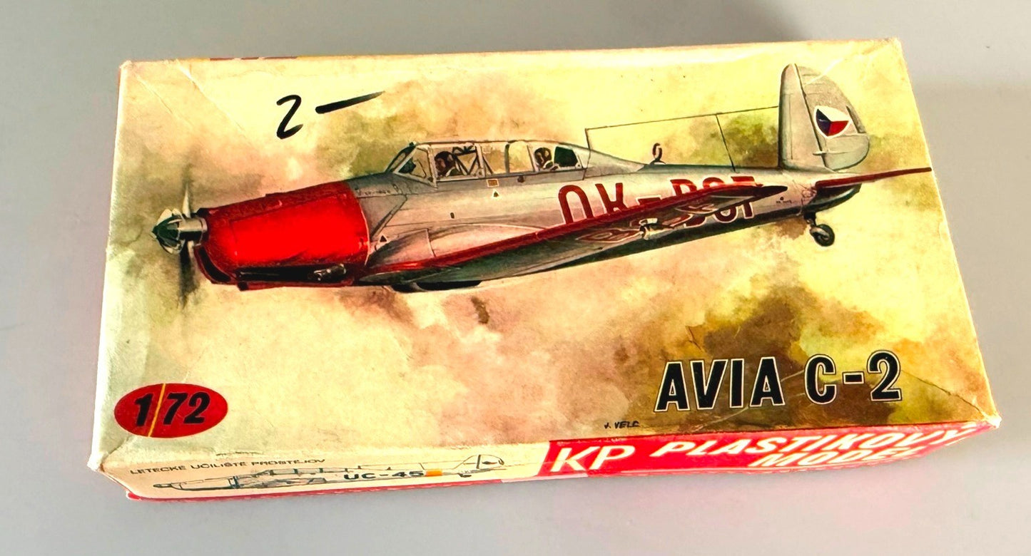 KP Kovozavody Prostejov AVIA C-2 1/72 Vintage Plastic Model Kit