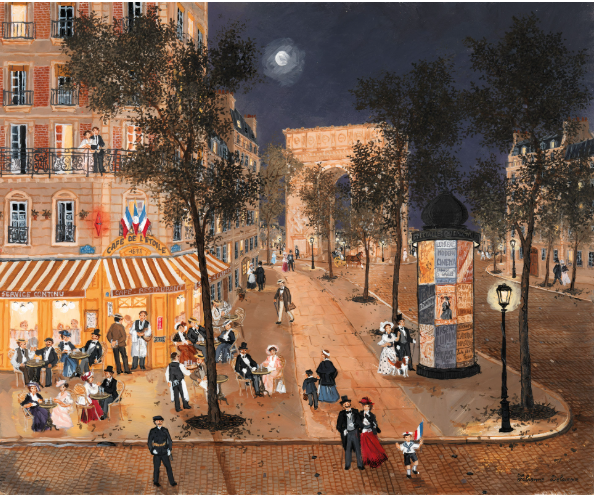 Puzzle Michele Wilson Near the Place de l'Etoile 250 Pieces Wooden Puzzle - A1010-250