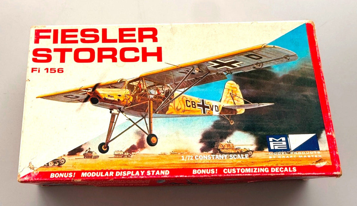 MPC Fieseler Fi 156 Storch 1/72 Aircraft Model Kit 5009-50 WWII