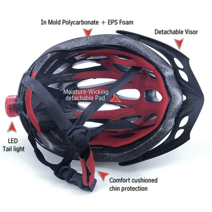 GoMax Bicycle Helmet for MTB & Road Cycling - Adult Size L
