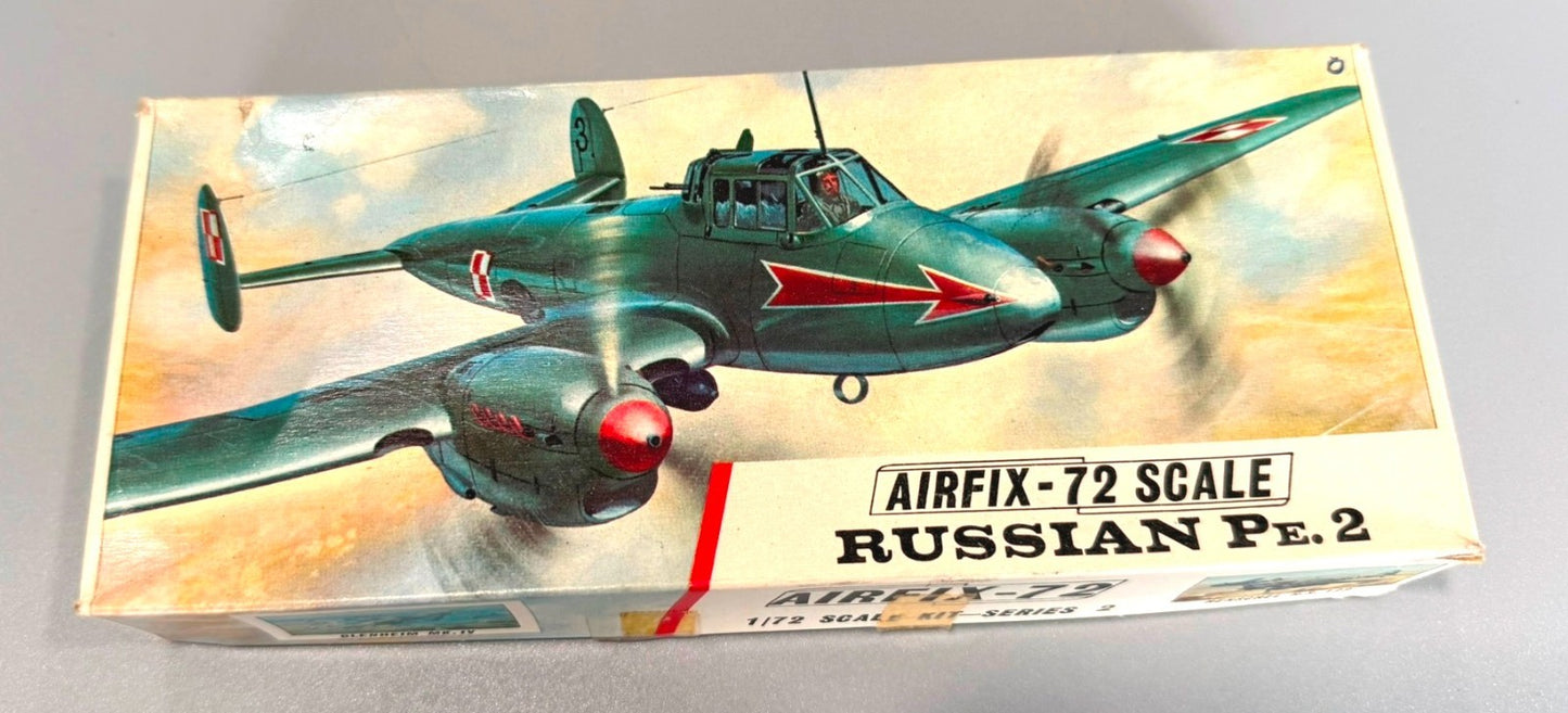 AIRFIX-72. RUSSIAN PE-2. 1/72 SCALE. MODEL KIT. SERIES 2.