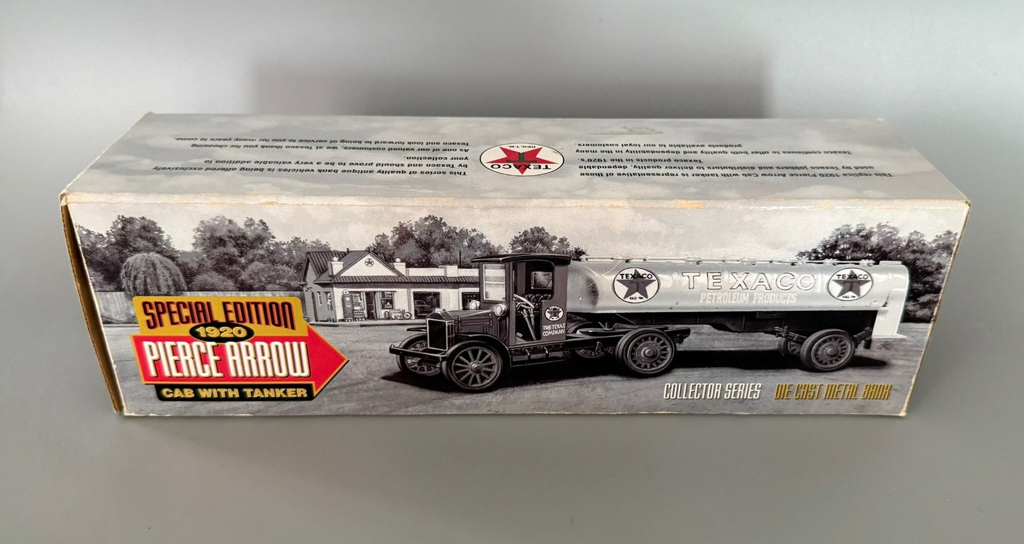 ERTL Texaco 1920 Pierce Arrow Tanker 1:25 Diecast Bank No Cab Special Edition